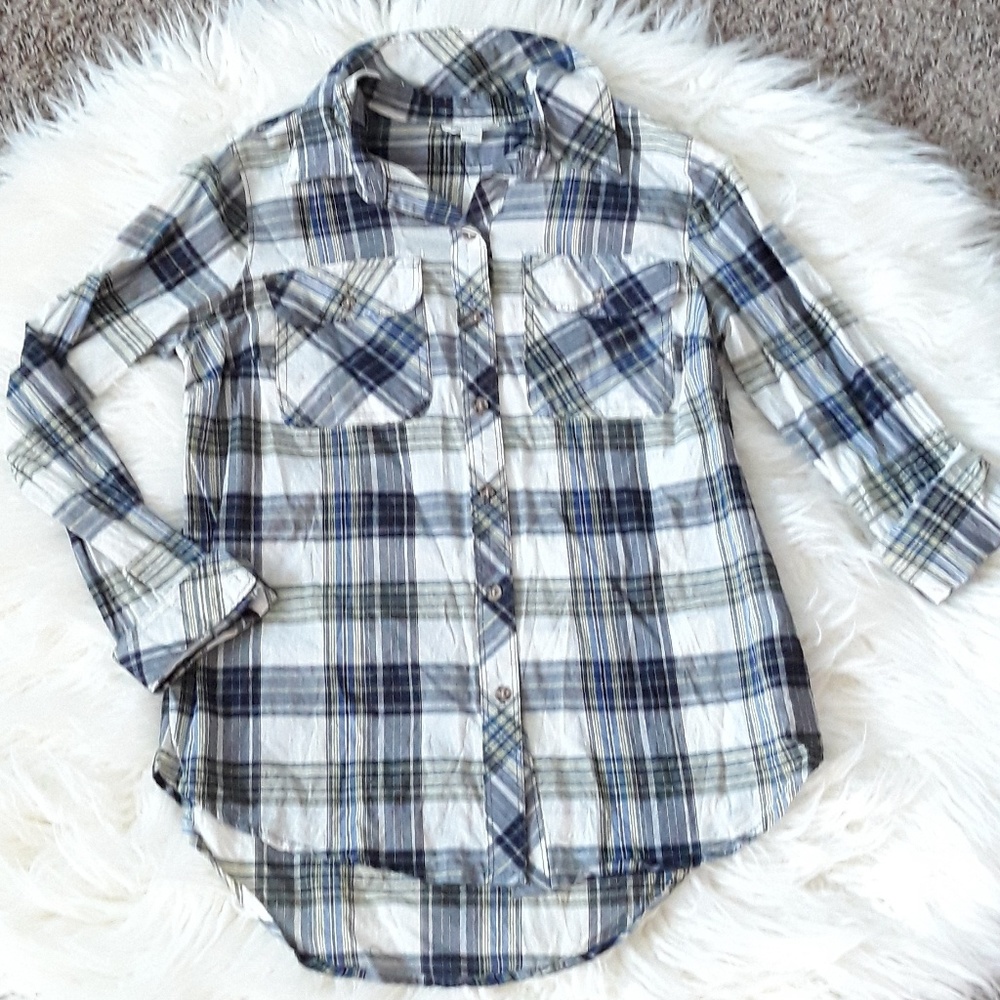Cato Plaid Button Down